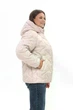 Куртка женская зимняя большого размера UF-fashion 1222-r 64 пудра - изображение 4