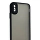 Чехол для iPhone X черный матовый полупрозрачный (бампер, защита камеры) - изображение 3
