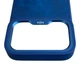 Чехол Kajsa Glamorous Crazy Horse для iPhone 17 Pro синий Blue Plus (MagSafe, металлическое кольцо камеры, премиум) - изображение 5