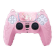 Чехол Силиконовый RMC PlayStation 5 Kitty + Touch Pad Sticker Pink - изображение 1