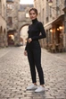 Жіночі чорні джинси mom fit esmara із завищеною талією, розмір 38 EU-44 UA-S/M - изображение 2