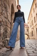 Жіночі блакитні джинси wide leg з високою посадкою esmara (розмір 34 EU-40 UA-XS/S) - изображение 2