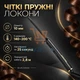 Профессиональная плойка для афрокудрей, тонкий стайлер для мелких локонов, удлиненная плойка без зажима 10 мм Черная - изображение 2