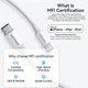 Кабель Vention USB 2.0 Type-C M to Lightning M 1 PD 27W PVC White (LAKWF) - зображення 4