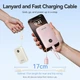 Powerbank павербанк УМБ Vention 10000mAh 22.5W 3A PD QC USB-A/2xType-C In/Out Pink (FKAP0-C) - зображення 6