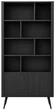 Книжный шкаф Frisco Лагуна 882x380x1938 мм Черный (23804-MEB2926) - изображение 1