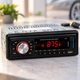Автомагнитола 1047P + парктроник на 4 датчика / Магнитола в авто 1DIN / Автомагнитола MP3 - изображение 1