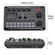 Внешняя звуковая карта Facmogu A21001 USB аудиоинтерфейс микшер Bluetooth Live Sound Card - изображение 5