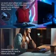 Беспроводной игровой комплект MOOJAY с RGB-подсветкой Черный - изображение 2