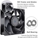 Вентилятор осьовий GDSTIME EC12038B 120x38 мм AC 220-240V 2800 RPM - зображення 2