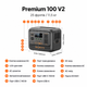 Портативна зарядна станція BLUETTI Premium 100 V2 2000W 1024Wh - изображение 5