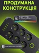 Удлинитель электрический 3001/5 сетевой фильтр с предохранителем 6 розеток, 4 USB и 1 Type-C - изображение 3