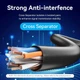 Патч-корд Vention Cat6 UTP RJ45 — RJ45 з кутовим конектором 90° вгору, 8 м, Black (IBVBK) - зображення 7