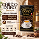Кава в зернах 1010 г арабіка робуста Chicco d'Oro Exclusiv середнього обсмаження зернова кава 1 кг з кофеїном насичена для кавомашини еспресо американо капучино лате вакуумна упаковка - зображення 1