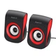 Стерео колонки HAVIT SK599 USB 6W Black/Red HAVIT (24164-000) - изображение 5