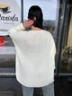 В'язаний жіночий кардиган NASTIA, колір молочний, розмір onesize - изображение 2