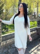 Вʼязана сукня довжиною міді ASIA, колір Білий,розмір One Size - зображення 7