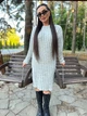 Вʼязана сукня міді INTER, колір Сірий, розмір One Size - зображення 3