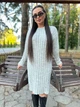 Вʼязана сукня міді INTER, колір Сірий, розмір One Size - зображення 4