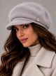 Кепи утепленное женское VILSS CAPTAIN Angora VL-2211-SD2206-3-Mv2s 56-57 Лиловое - изображение 1