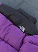 Зимняя куртка пуховик The North Face 700 Purple фиолетовый L 4470 - изображение 7