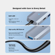SAMZHE USB3.0 Hub Expander, высокоскоростной 4-портовый разветвитель-док-станция, многопортовый адаптер-конвертер для ноутбука, удлинительный кабель HUB11 - изображение 10