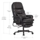 Крісло Mealux Senator Black (арт. HF-S17 PU/B) - изображение 2