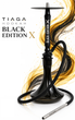 Кальян Tiaga Hookah Black Edition X 57см черный на уплотнителе из нержавеющей стали с диффузором - изображение 1