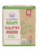Подгузники-трусики U tot petits nature 6 (16+кг) 18 шт - изображение 1