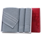 Подарункова коробка KING SHORE A-Class Pure Cotton Sports Towel and Bath Room Set, Абсорбуючий рушник та комплект банних рушників, 1 ванна 2 рушники, сірий - изображение 4