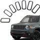 Окуляр решітки Jeep Renegade 14-19 радіатора комплект 7 шт. хром., (5XB16XS9AA), (183808992) - зображення 2