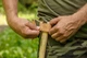 Универсальный топор Neo Tools Bushcraft, рукоятка ясень, 34.5 см, 400 г, кожаный чехол. - изображение 4