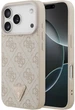 Чохол для смартфона Guess Leather 4G Triangle Strass MagSafe для Apple iPhone 18 Pro / Apple iPhone 17 Pro Pink (3666339652401) - зображення 1