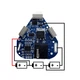 Модуль контроля заряда аккумулятора 18650 3S 6A BLUE Battery Protection Board - 772510 - изображение 2