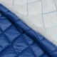 Ткань плащевая стеганая 4см*4см васильковая (350г/м.кв140см пог.м) 122981 - изображение 1