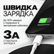 Кабель для зарядки iPhone apple lightning быстрая зарядка iPad Data Cable fast charge с разъемом Apple Lightning to USB зарядка 1м - изображение 2