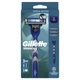 Станок для гоління чоловічий Gillette Mach3 з 3 змінними картриджами + чохол - изображение 1