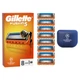 Змінні картриджі для гоління (леза) чоловічі Gillette Fusion5, 8 шт - изображение 2