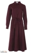 Жіноча тепла сукня з пишною спідницею LadyLike 50 Бордовий (ladlk2174362286445) - изображение 7
