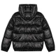 Куртка GUESS, арт. L6YL01W2655 JBLK, black logo puffer jacket, розмір 14, 152-158 см - изображение 3
