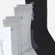 Набор мужских носков высоких Calvin Klein 786651988 One Size Белый/Серый/Черный (1162679809) - изображение 3