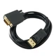 Кабель-адаптер DisplayPort — VGA, 1.8 м, для стабільного відеосигналу 78712 - зображення 2