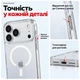 Чохол для Apple iPhone 17 Pro Max / 18 Pro Max Fruct Guard Mag із закритою камерою та MagSafe Anti-Yellow Прозорий 110 - зображення 6