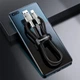 Кабель Baseus Cafule Series Metal USB-A — USB-C 66 Вт 6 А 1 м Black (CAKF000101) - зображення 3