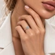 Серебряное кольцо с золотыми вставками Анкара 21 - изображение 4