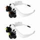 Лупа окуляри бінокулярні Magnifier 32521-SX з LED підсвіткою / збільшення 3X 4X 5X 6X 7X 10X - зображення 4