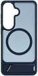 Etui na smartfon Samsung Galaxy S26 Evelatus Rubber Coated MagSafe With Stand Case Navy Blue (EVESAMS26RCMWSNB) - obraz 3