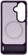 Etui na smartfon Samsung Galaxy S26 Evelatus Rubber Coated MagSafe With Stand Case Purple (EVESAMS26RCMWSP) - obraz 4