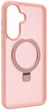 Чохол для смартфона Samsung Galaxy A57 Evelatus Shield Case With MagSafe & Stand Matte Ring Light Pink (EVESAMA57SCMSMRHP) - зображення 1