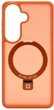 Etui na smartfon Samsung Galaxy S26 Evelatus Shield Case With MagSafe & Stand Matte Ring Orange (EVESAMS26SCMSMRO) - obraz 3
